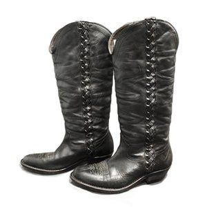 Golden Goose Malibu Leather Western Boots EUC 6.5